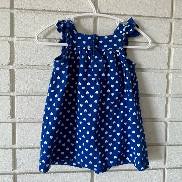 Blue Polka Dot Butterfly Dress - Picture 2 of 5